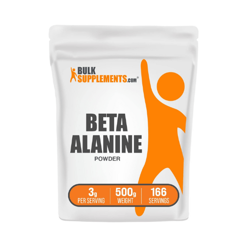 packet of beta alanine powder